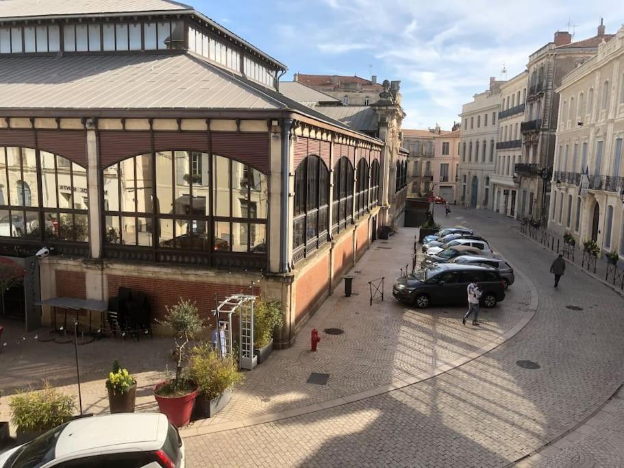 Vue Sur La Place Des Halles, Art Apparts Beziers Ngoại thất bức ảnh